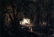 Karl Blechen The Woods near Spandau oil painting reproduction